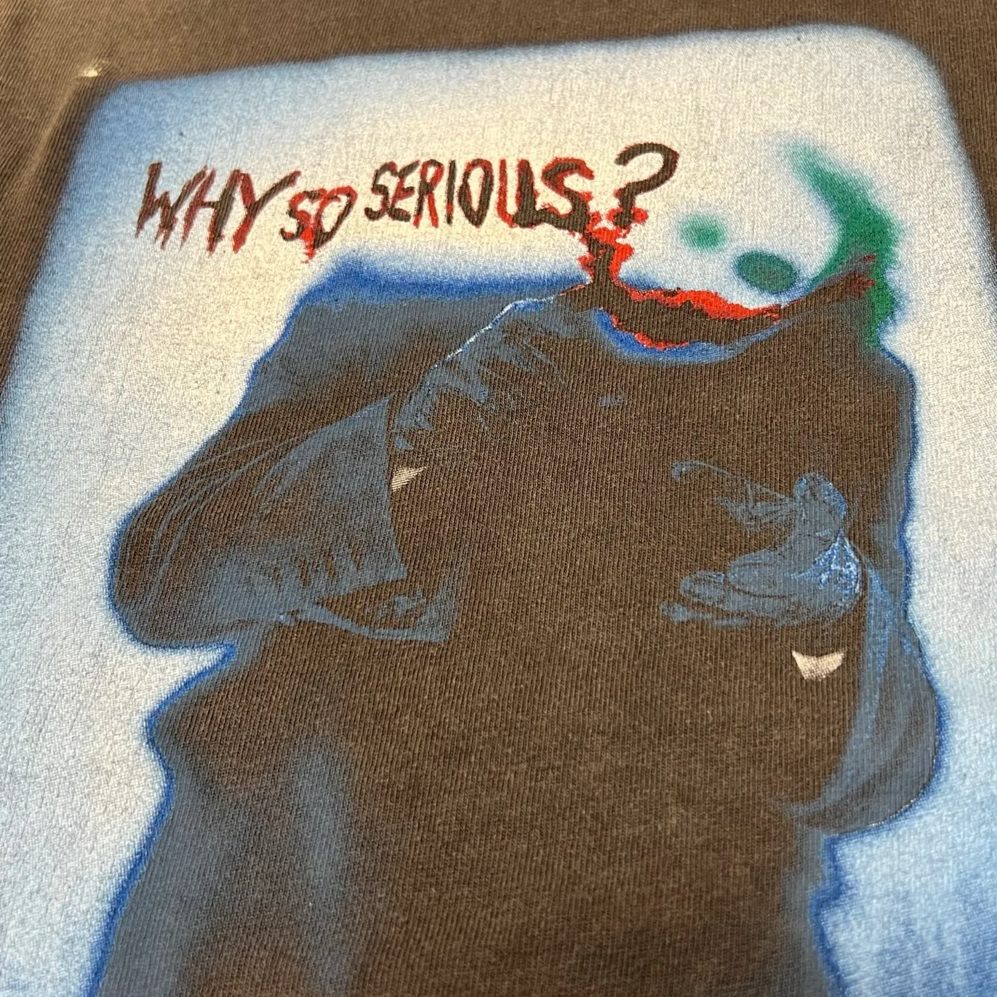 ⚠️This season's most important Batman-Joker IP collaboration SAINT Mxxxxxx x The Dark Knight BTM SS TEE/LIP/BLACK Dark Knight Batman collaboration Joker's Kiss/Joker Dagger retro distressed short-sleeves Washed black S-XL Assute ready-to-wear dyeing Ma Liu faded Re-washed to make old Genuine proofing Custom-made correct main mark Washed mark Differences see pictures and goods Top-notch printing technology God restores every detail of the original product